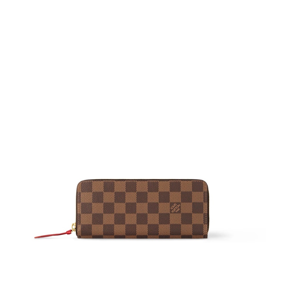 New Authentic Louis Vuitton Clemence Wallet Damier